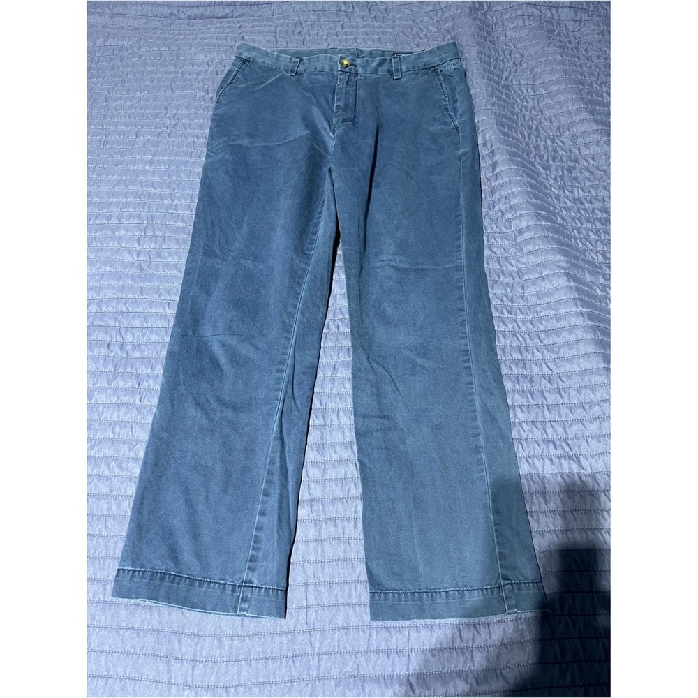 Vineyard Vines Mens Blue Slim Fit Chino Pants 100% Cotton 33x30